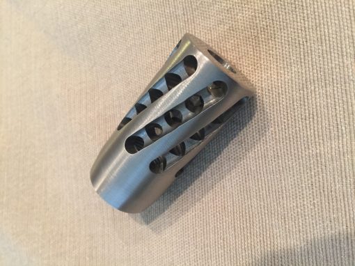Spiral Fluted 30 Cal Muzzle Brake