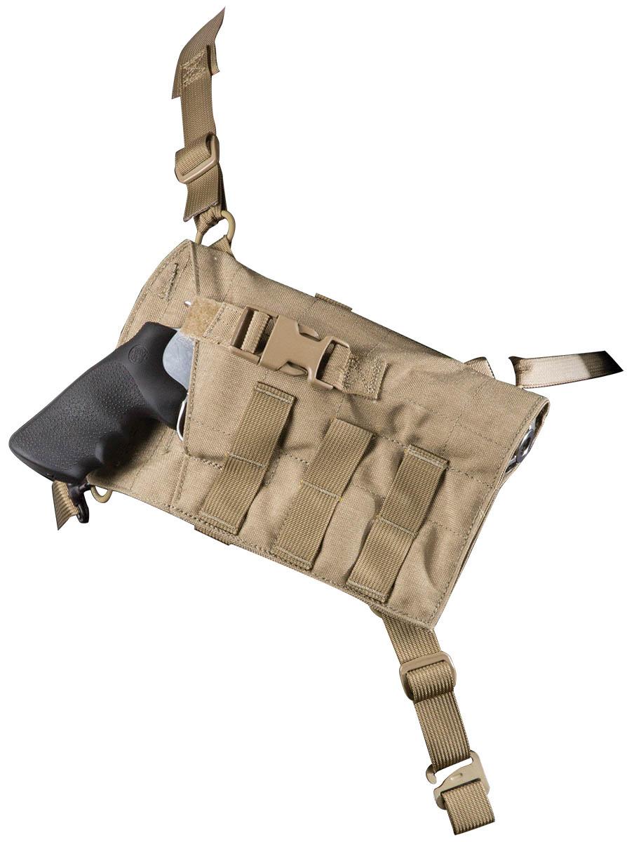 Viking Tactics Big Rig Chest Holster for Revolvers Coyote Tan JMS