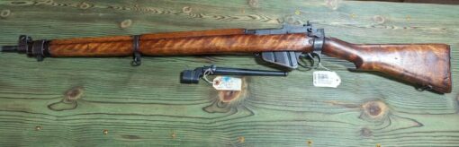 Savage Enfield NO4MK1 Rifle 303 British Tigerstripe Stock and Bayonet